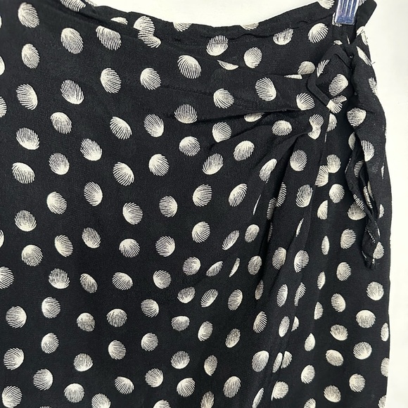 Vintage Express Seashell Printed Wrap Skirt - Picture 3 of 4